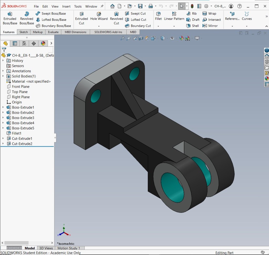 Clevis bracket