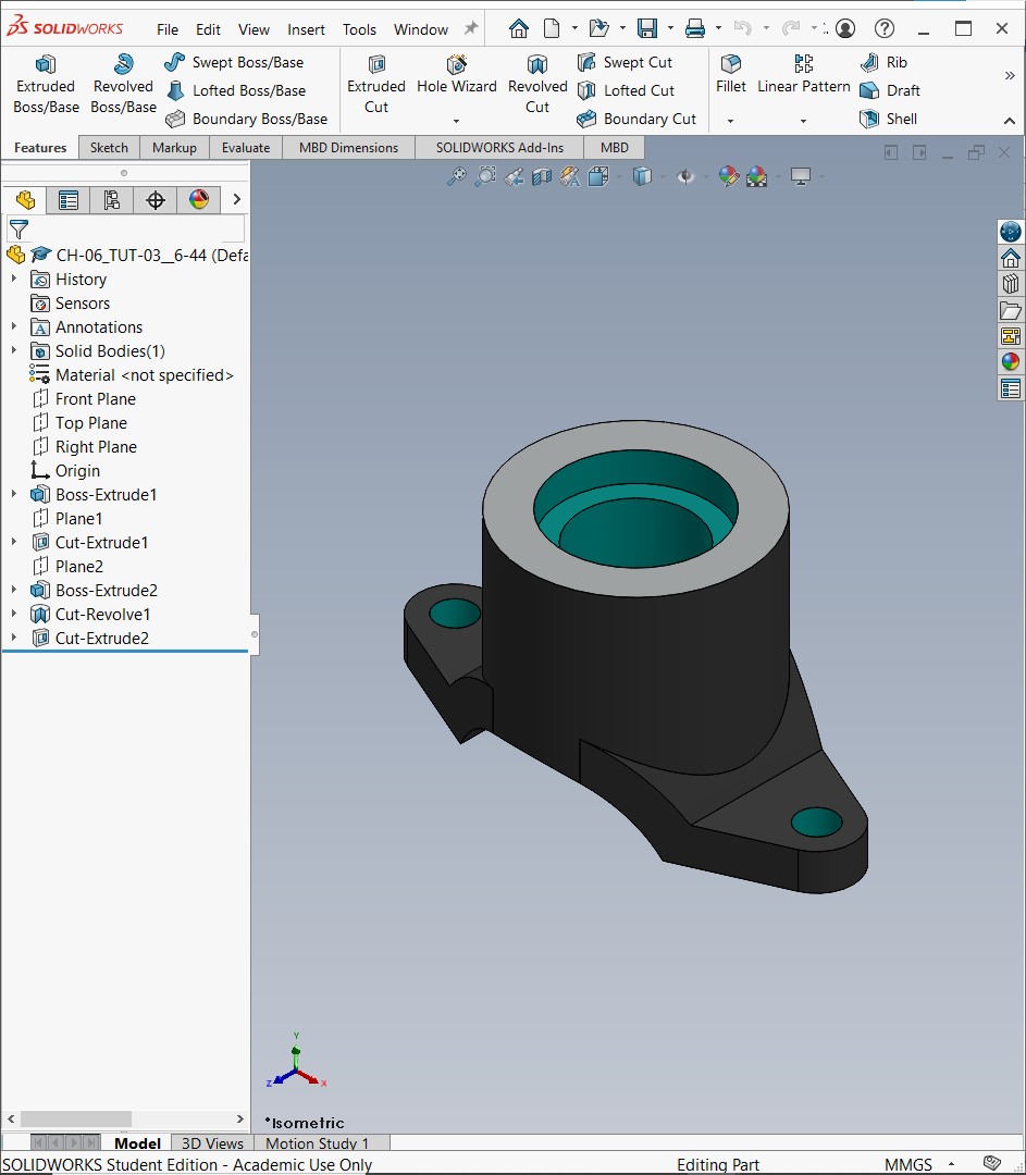 Flanged bearing housing