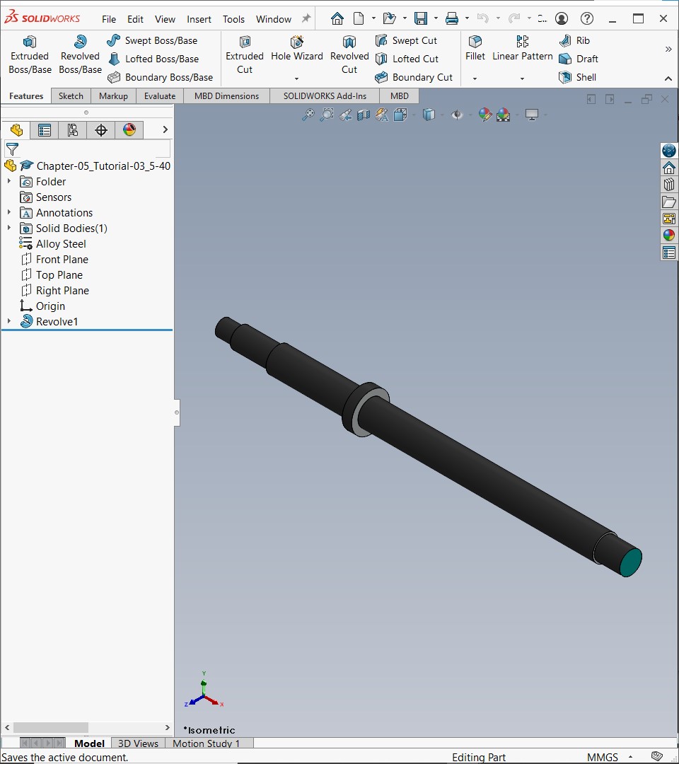 Steel shaft