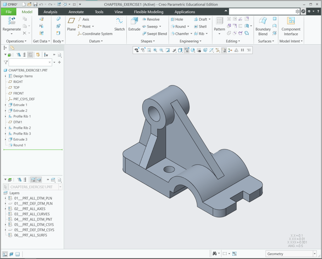 Bearing support bracket