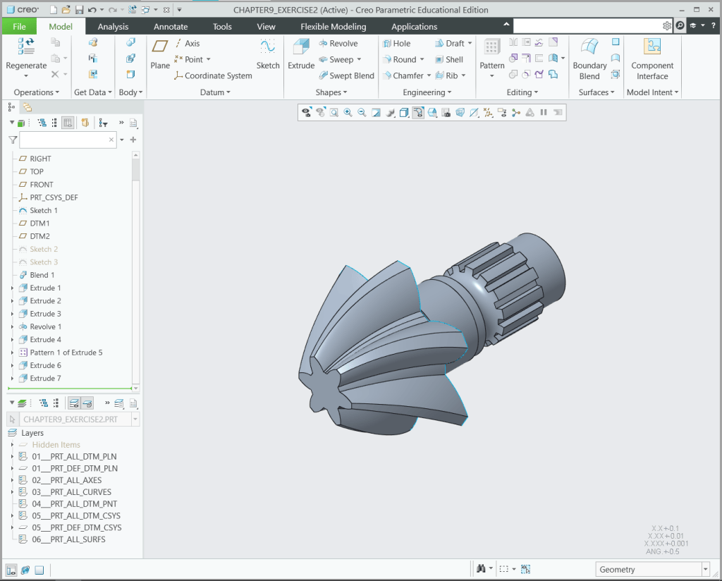 Helical gear